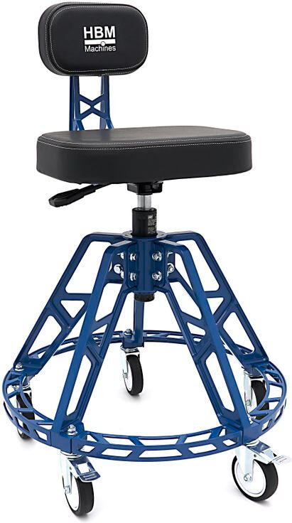 HBM Sgabello Heavy Duty con Schienale