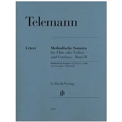 Methodische Sonaten für Flöte oder Violine und Bc Bd. II, Fachbücher von Wolfgang Kostujak