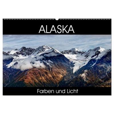 Alaska - Farben und Licht (Wandkalender 2026 DIN A2 quer), CALVENDO Monatskalender