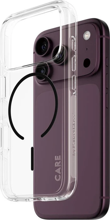 PanzerGlass CARE Hülle für Apple iPhone 18 Pro/17 Pro Urban Klar/Schwarz MagSafe