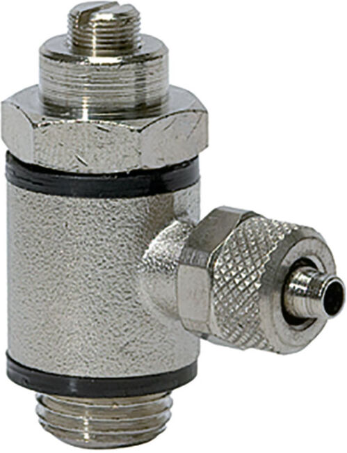 Riegler Valve de régulation, régulation des deux côtés, raccord rapide M5, clé 5/3 (359.005-5)