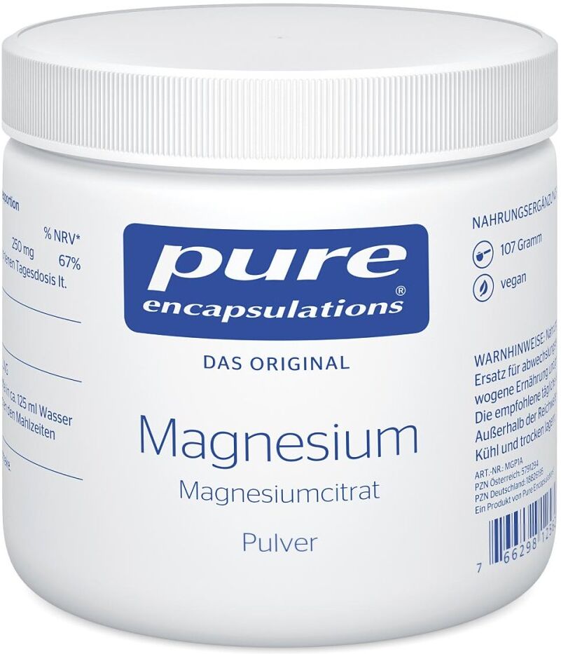 Pure Encapsulations Magnesium Magnesiumcitrat Pulver