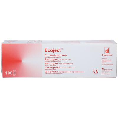 Einmalspritze 5 ml Luer Ecoject 100x5 Spritzen