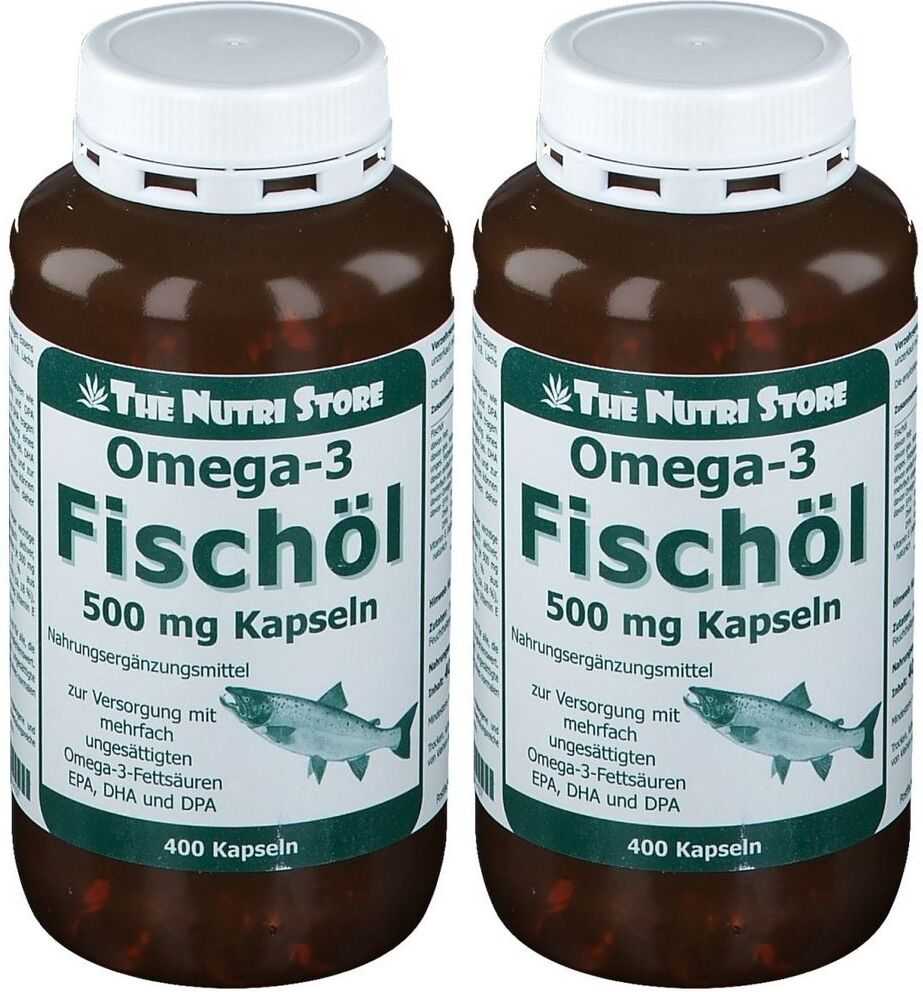 The Nutri Store Omega 3 Fischoel KAP 500Mg x2 2x400 St Kapseln