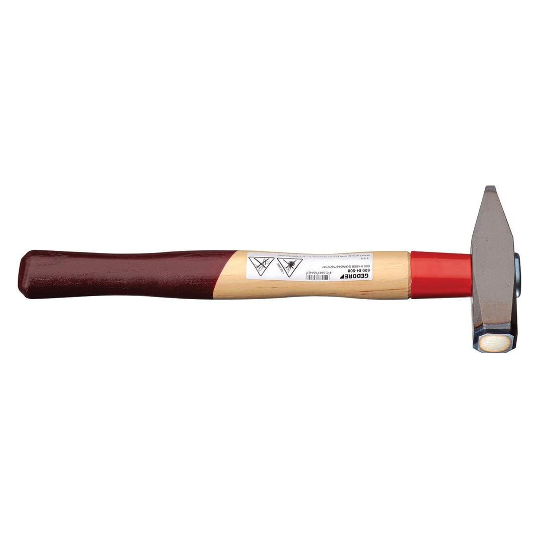 Gedore 600 IH-300 Schlosserhammer ROTBAND-PLUS mit Hickorystiel, 300 g (300 g) (8584040)