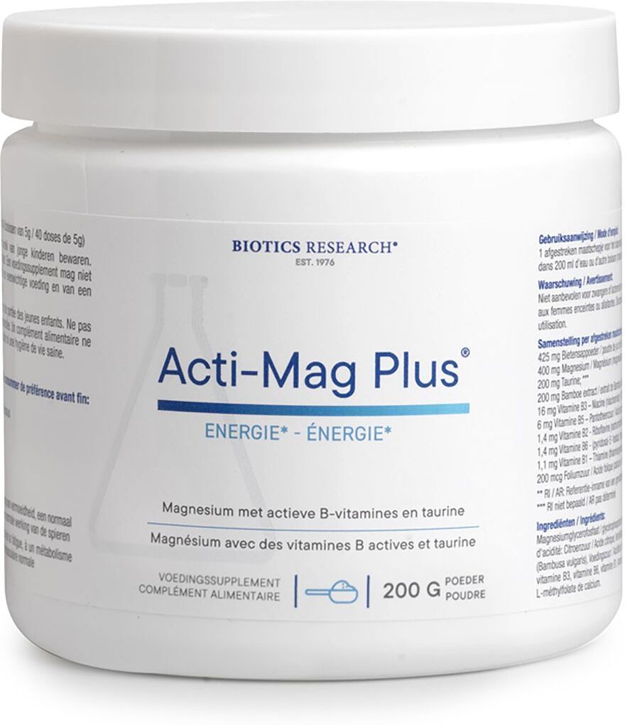 Biotics Acti-Mag Plus Poudre 200 g