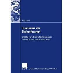 Dualismus der Einkunftsarten, Fachbücher von Olga Sava