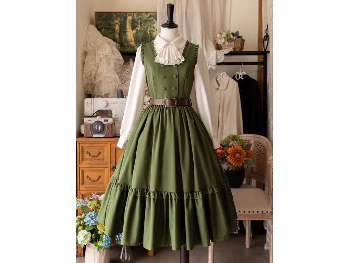 Armoire forestière - Little Manor - Robe classique Lolita JSK et chemisier à manches longues