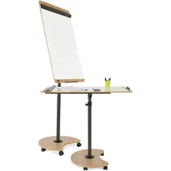 Rocada, Präsentationstafel, Flipchart-Tisch, magnetisch, 69x99 cm, Holzoptik