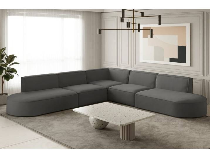 Friderik-EU Ecksofa Ecksofa PARMA CORNER Universal Velvet Opera