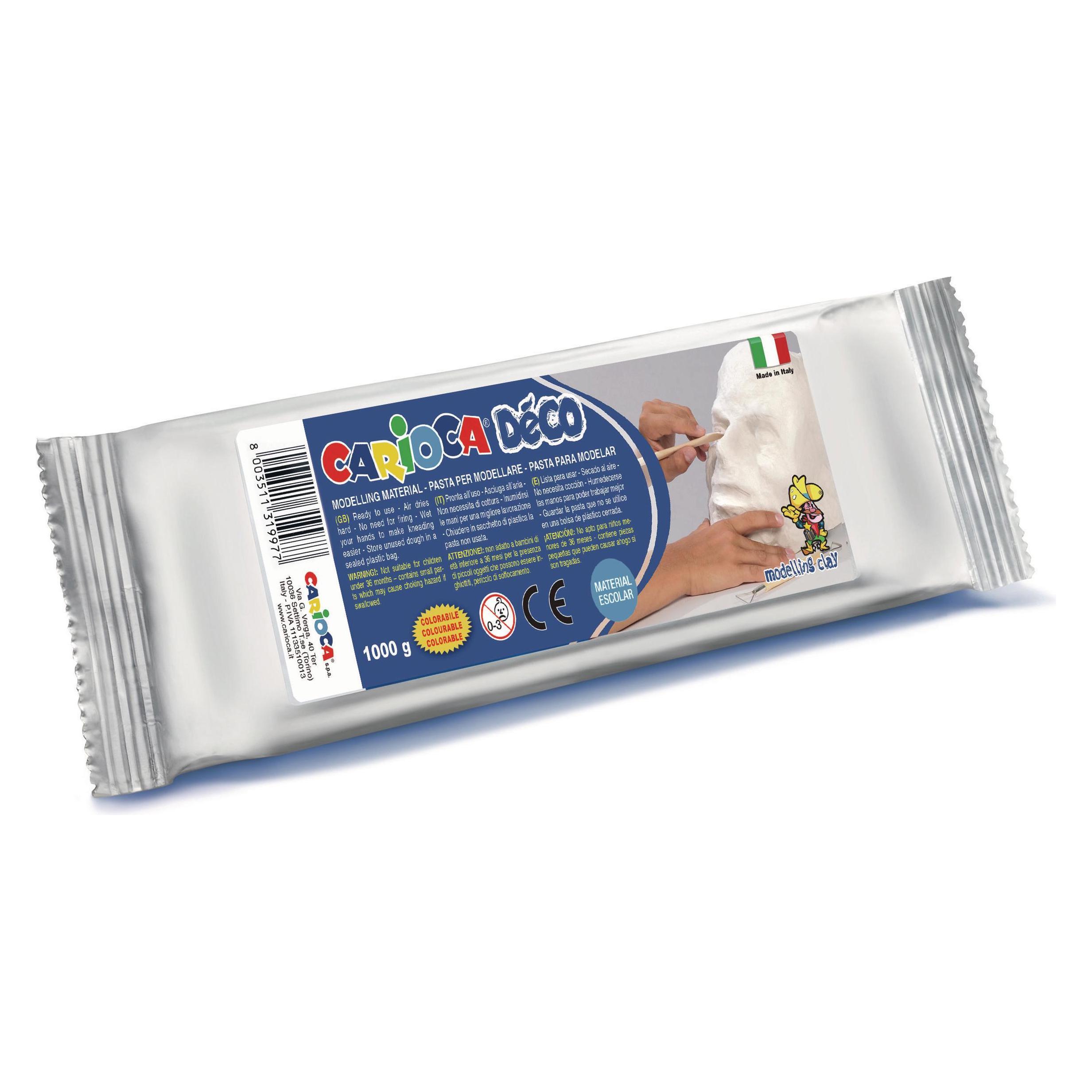 Carioca Modelliermasse Déco 1000 g Weiss (30997/31)