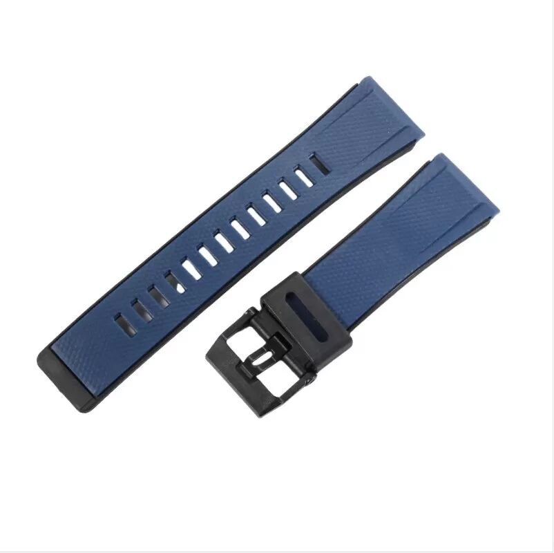 INF Silikonarmband kompatibel mit Casio GA2000, PRG-600, PRW-6600, PRG-650 – 24mm Bandanstoß Dunkelblau