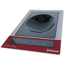 Diamond Induktionsplatte "WOK zum Einbauen" 6000 W-TRI, Touch-Tasten (WOKI-60IP/TR-LIQ)