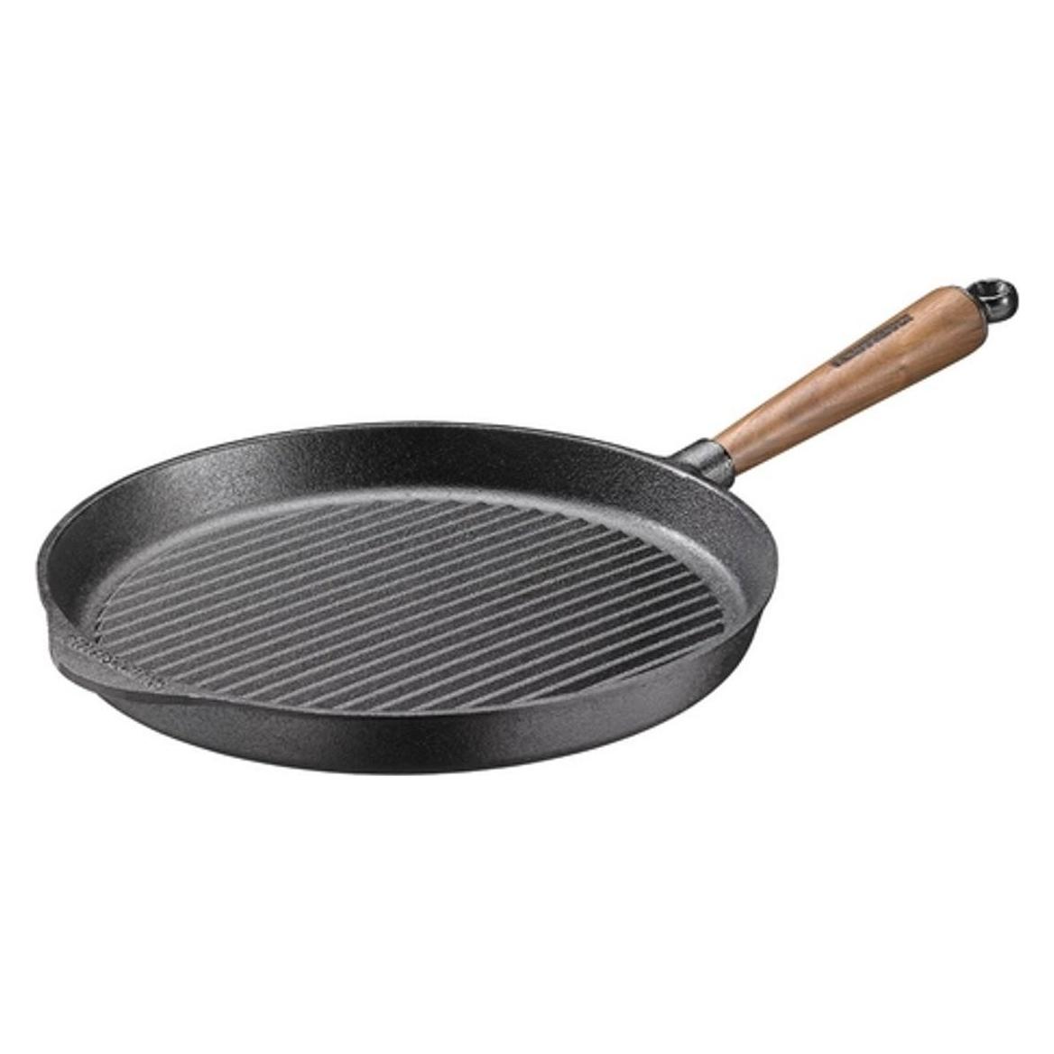 Skeppshult Gusseisen Grillpfanne 28 cm Walnuss (Grillpfanne, Gusseisen) (0028V)