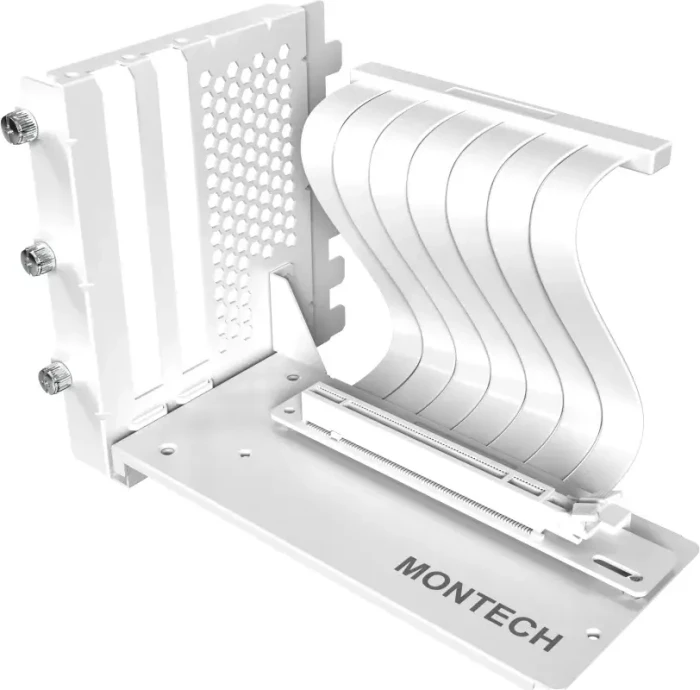 Montech Vertikales GPU Mounting Kit, PCIe 4.0 Riser-Kabel (weiß, 20cm)