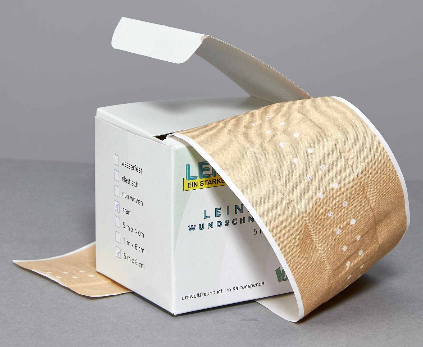 LEINA-WERKE Pflaster 8 cm x 5 m beige REF 70005