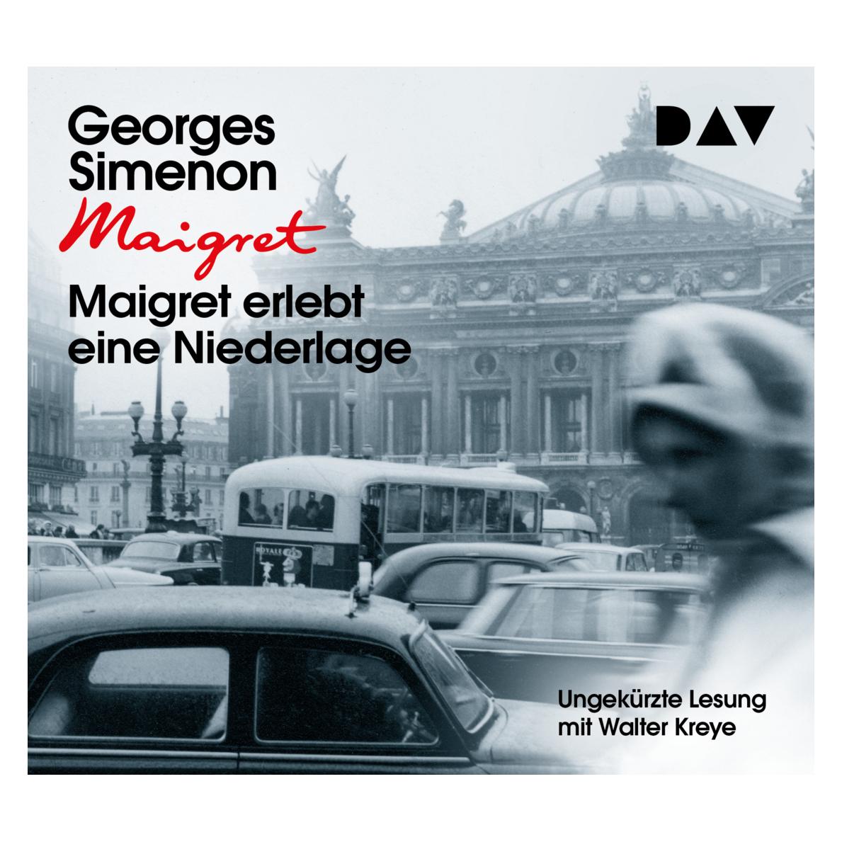 Audio Verlag Maigret erlebt eine Niederlage (Georges Simenon, Thomas Bodmer, Walter Kreye, Wolfgang Stockmann, Deutsch) (16424602)