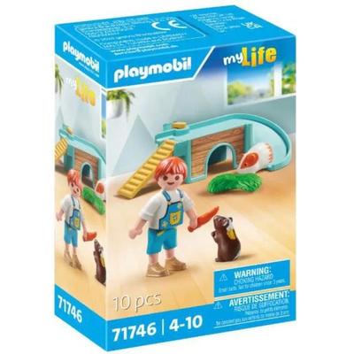 PLAYMOBIL 71746 Junge mit Meerschweinchen