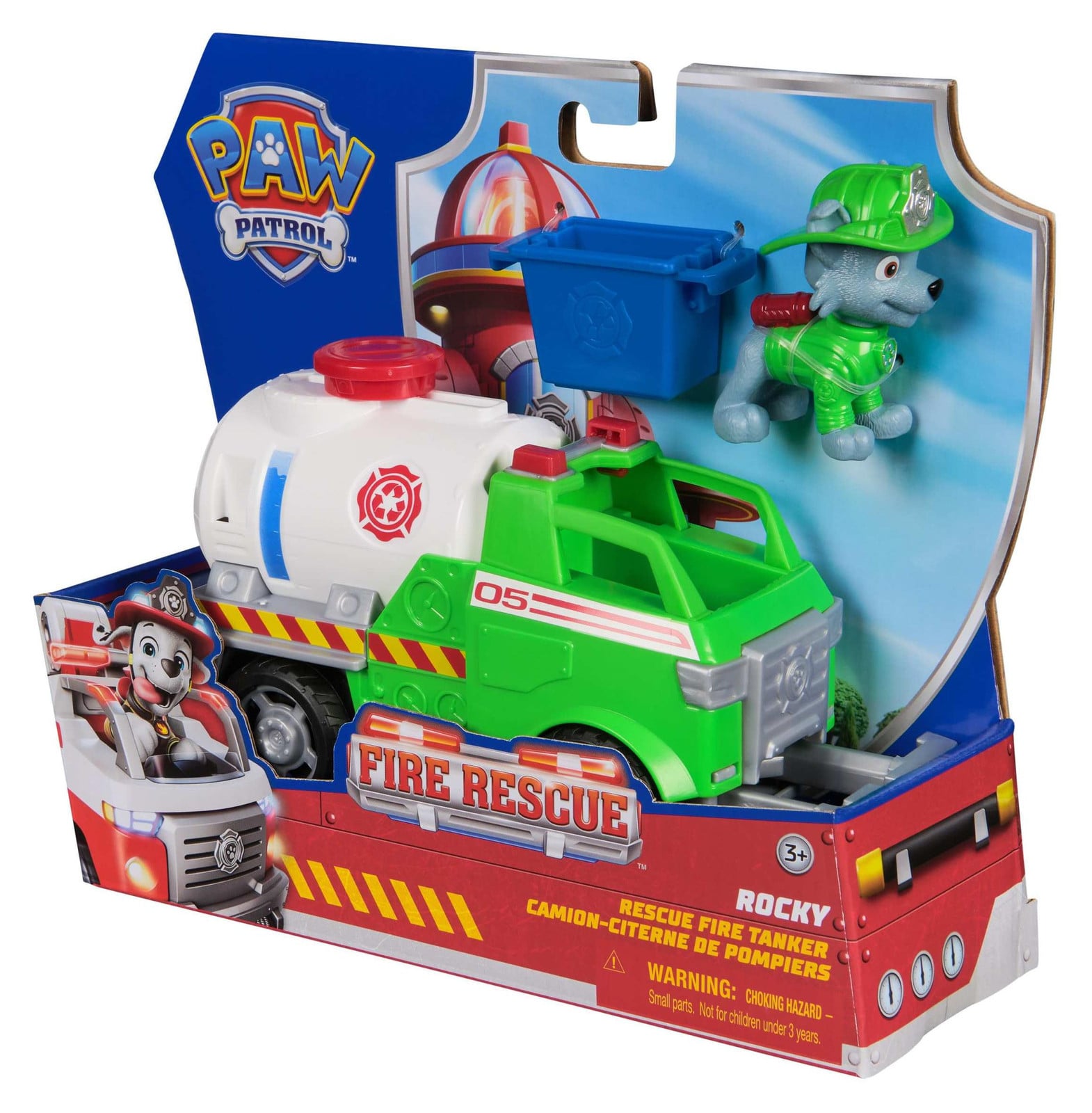 Paw Patrol Brandweer Rescue voertuig Rocky