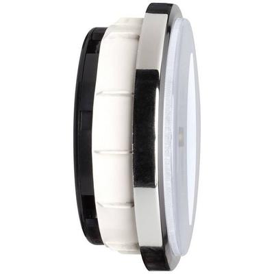 TFA Dostmann 60.3543.02 Funk Funkuhr 90mm x 36mm Chrom (glänzend) zum Einbau