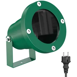 ledscom.de Gartenstrahler DUK für außen, IP65, grün, 1x GU10 max. 15W