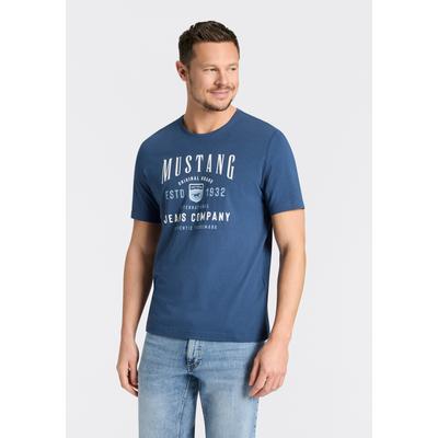 MUSTANG "Alex Logoprint" Kurzarm, normale Passform