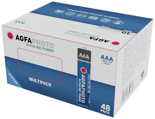 AgfaPhoto Power LR03 Micro (AAA)-Batterie Alkali-Mangan 1.5V 48St.