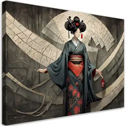 LEINWANDBILD Geisha 120x80cm