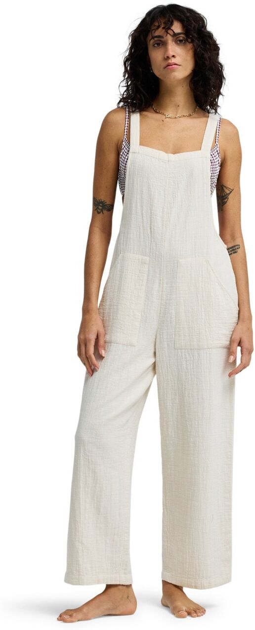Overall BILLABONG "Pacific Time", Damen, Gr. L, weiß cap, Obermaterial: 100% Baumwolle., Overalls Overall weiß cap L