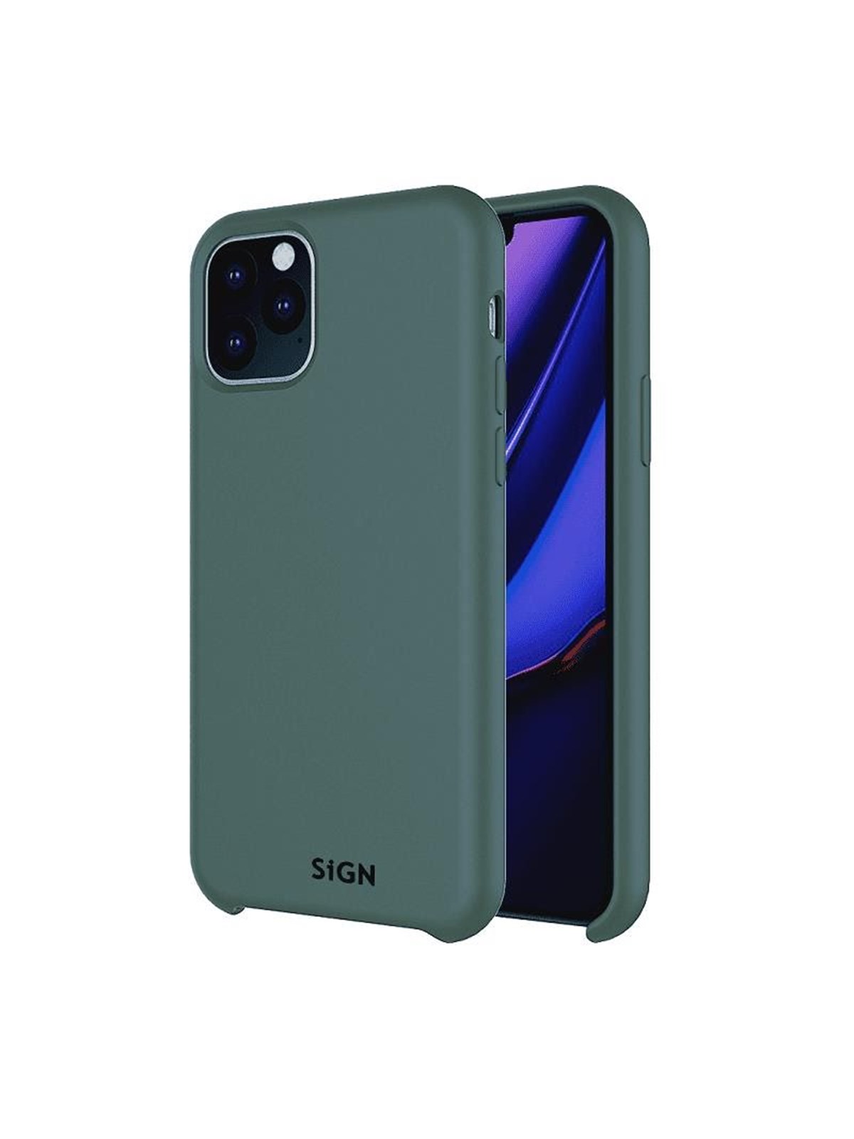 SiGN Liquid Silicone Case for iPhone 12 Pro Max - Green