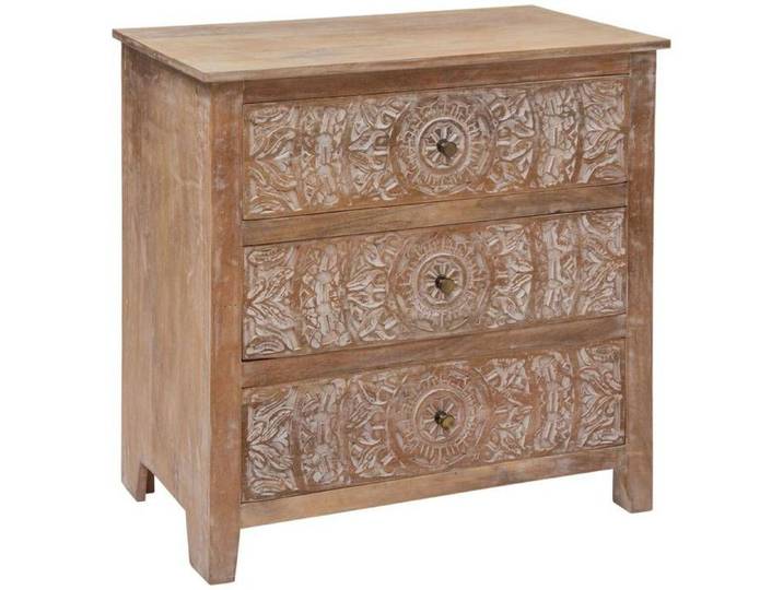 Commode  Shirel  manguier 3 tiroirs - Atmosphera Créateur d'intérieur