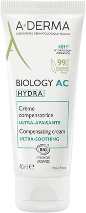 A-Derma Biology Ac Hydra Crema Compensatrice Ultra-Lenitiva 40 ml