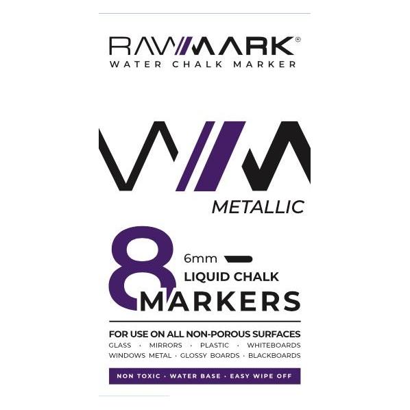 Rawmark Metallic Kreidemarker 8 Farben (8x) (57344123)