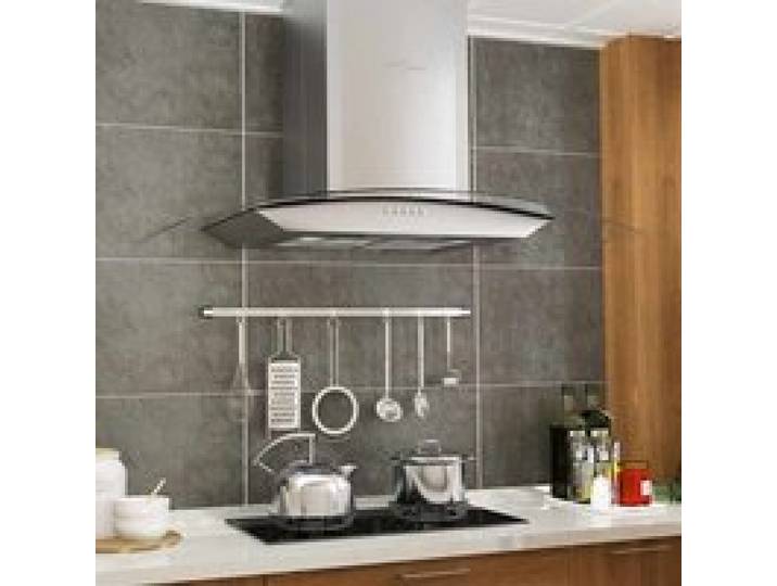 BONNIE® Hotte cuisine Hotte décorative moderne murale 90 cm Acier inoxydable 756 m³/h LED - Evacuation / Recyclage EU615558
