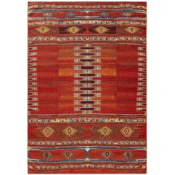benuta Pop In- & Outdoor-Teppich Ria Multicolor 200x285 cm - Teppich für Balkon, Terrasse & Garten