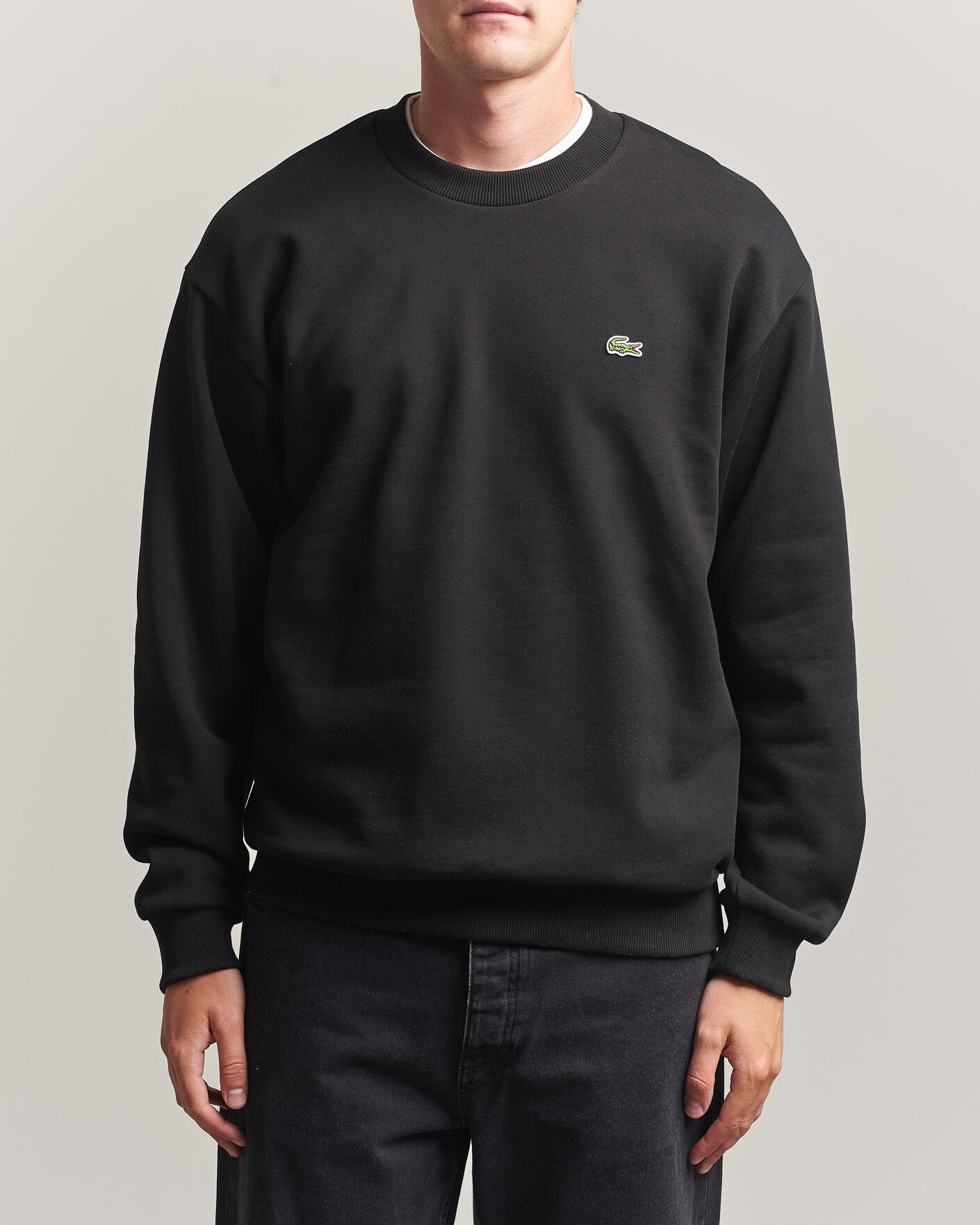 Lacoste Crew Neck Sweatshirt Black men S Sort