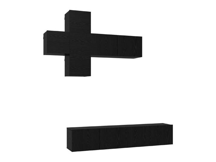 vidaXL TV-Schrank TV-Schrankset 8 stk. Holzwerkstoff (8-St)