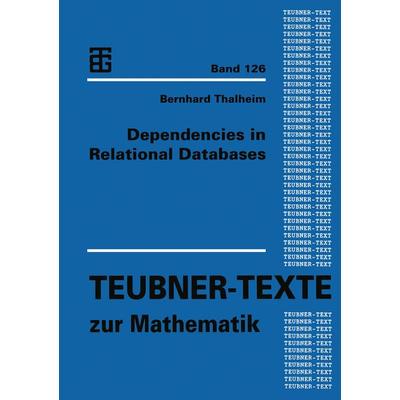 Dependencies in Relational Databases, Taschenbuch von , Vieweg & Teubner, 978-3-663-12019-3