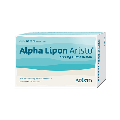 Aristo Pharma GmbH ALPHA LIPON Aristo 600 mg Filmtabletten 60 St 06897698