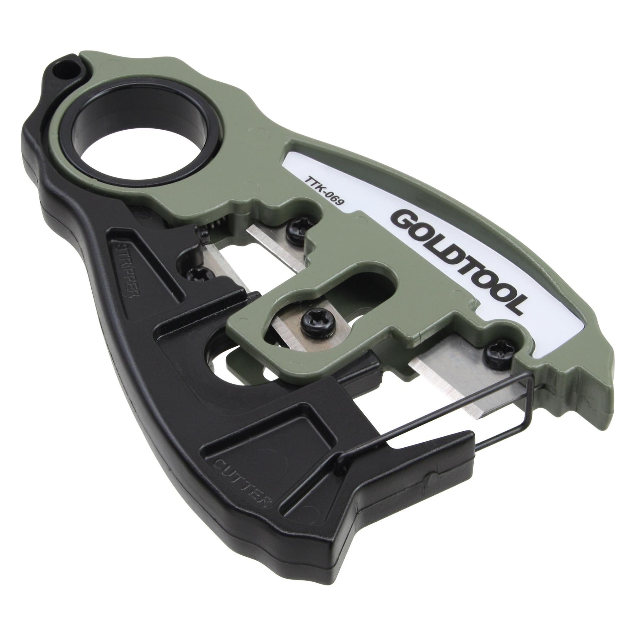 Intos INLINE Universal cable cutter and stripper for LAN/Coax (74101A)