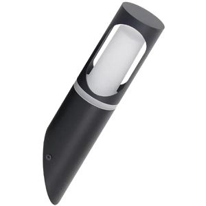 Luxula Wandleuchte LX700211, aus Aluminium, für außen (IP44), 230 V, schwarz, mit GU10-Fassung