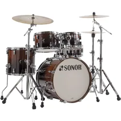 Sonor AQ2 20" Brown Fade Studio Drumset - Schlagzeug