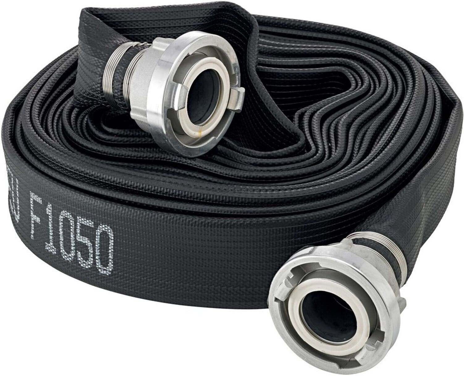 FORTIS Mehrzweckflachschlauch 52mm gummiert schwarz STORZ Kupplungen 15m ; E/D/E (3020400135)