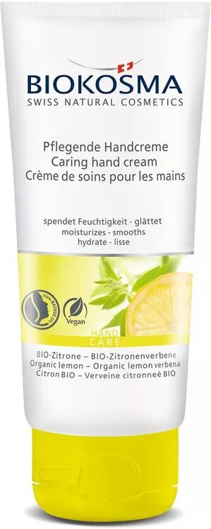 Biokosma - 50ml Zitronenverbene, Pflegende Handcreme, 50 ml, Multicolor