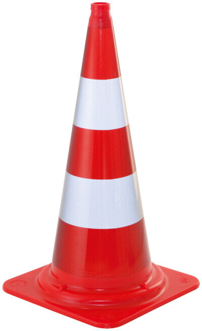 MORION Cônes de signalisation EU hauteur 500 mm PVC type de film B RA2 ; MORAVIA (353.23.503)