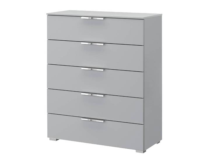 Buffet x5 80cm Gris/Gris soie Chrome