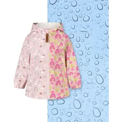 Sterntaler Regenjacke mit Kapuze Regenbögen Farbwechsel, rosa, 98