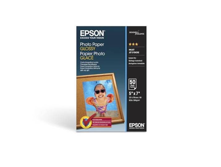 Papier photo brillant Epson (130 x 180 mm)\, 200 g/m2\, 50 feuilles