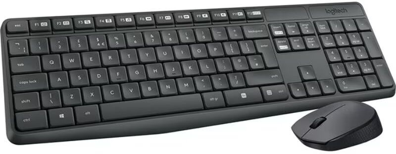 Logitech Mk235 Teclado Y Ratón Inalámbrico Gris 920-007919 Talla Única Unisex