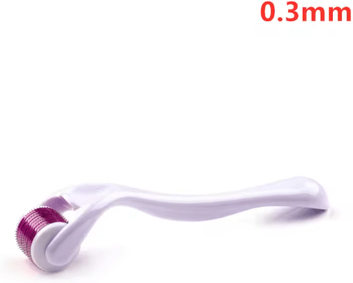 Inspire Picks 540 Titanium Derma Roller Precision Microneedle Skin Care Tool For Face white 0.3mm